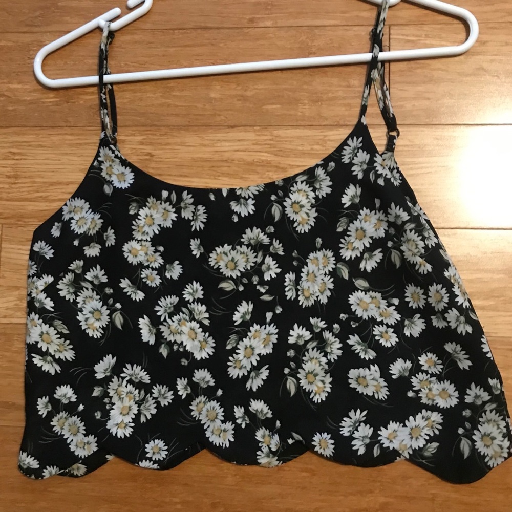 Floral crop top